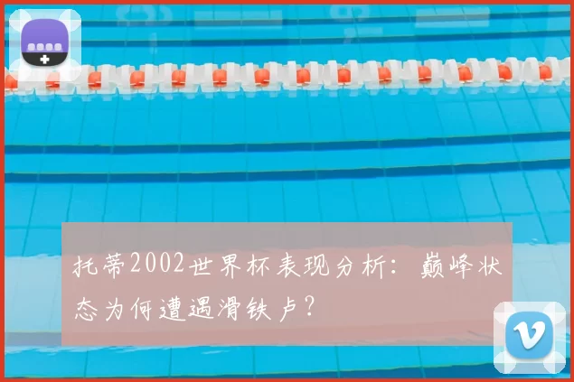 托蒂2002世界杯表现分析：巅峰状态为何遭遇滑铁卢？