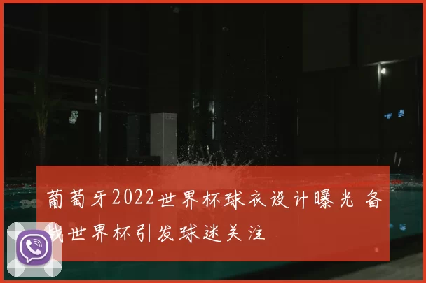 葡萄牙2022世界杯球衣设计曝光 备战世界杯引发球迷关注