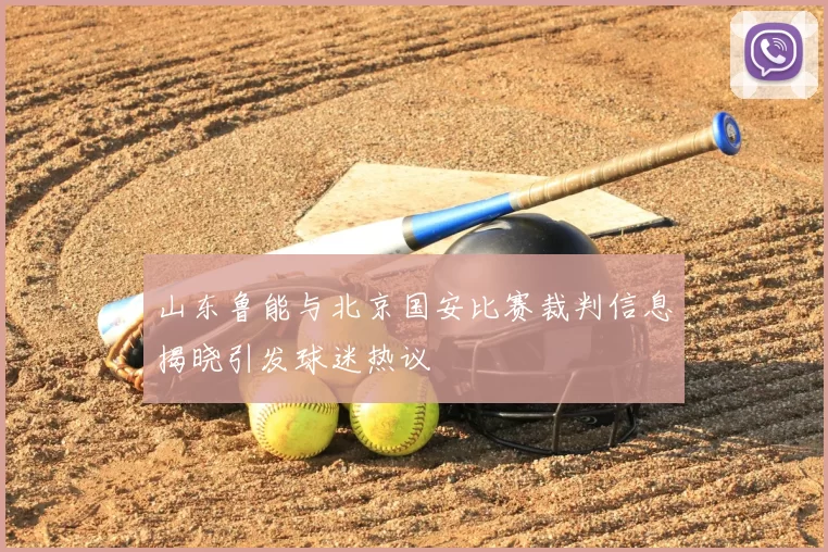 山东鲁能与北京国安比赛裁判信息揭晓引发球迷热议